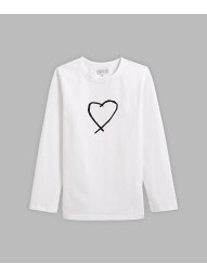 アニエスベー トップス レディース SAE0 TS サラエボハートTシャツ agnes b. FEMME アニエスベー トップス カットソー・Tシャツ ホワイト【送料無料】[Rakuten Fashion]