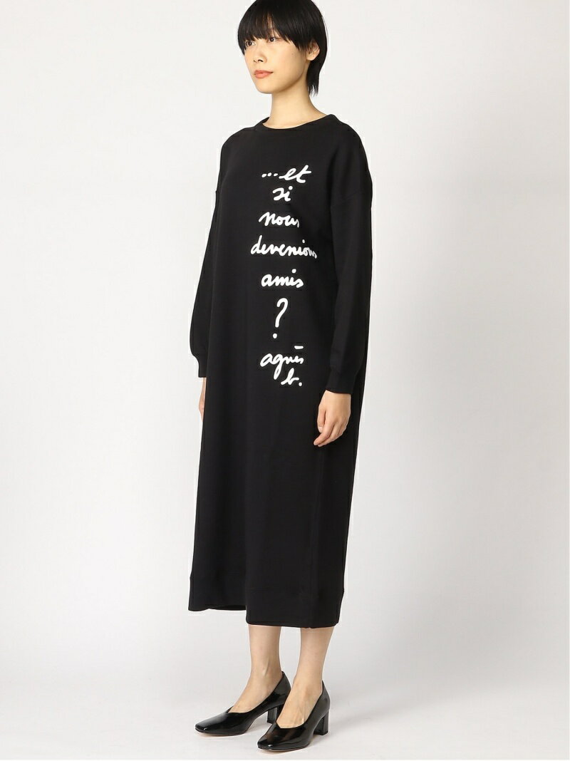 Rakuten Fashion To B By Agnes B W Wq08 ドレス To B By Agnes B アニエスベー ワンピース 長袖ワンピース ブラック グレー 送料無料 Agnes B