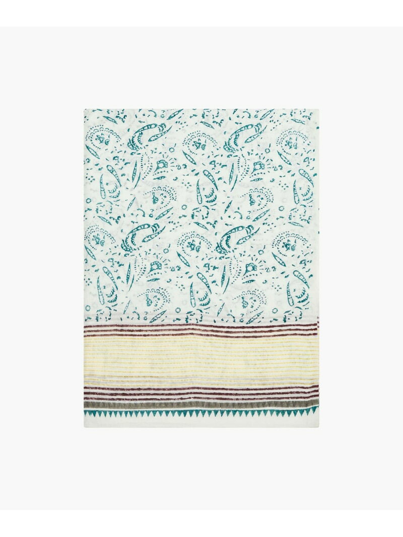 コットン シルク ストール "Mariette" agnes b. FEMME アニエスベー ファッション雑貨 マフラー・ストール・ネックウォーマー グリーン