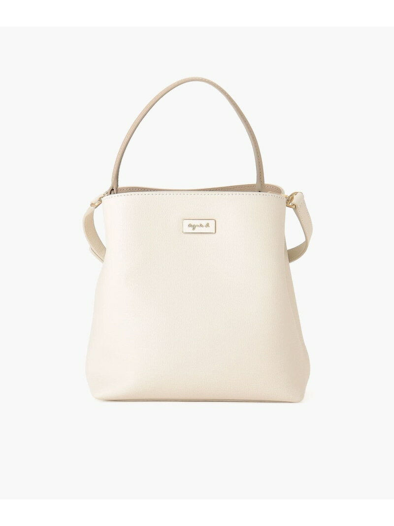 QAS02Z-04 2wayワンハンドルバッグ agnes b. VOYAGE アニエスベー バッグ ショルダーバッグ ホワイト【送料無料】[Rakuten Fashion]のサムネイル