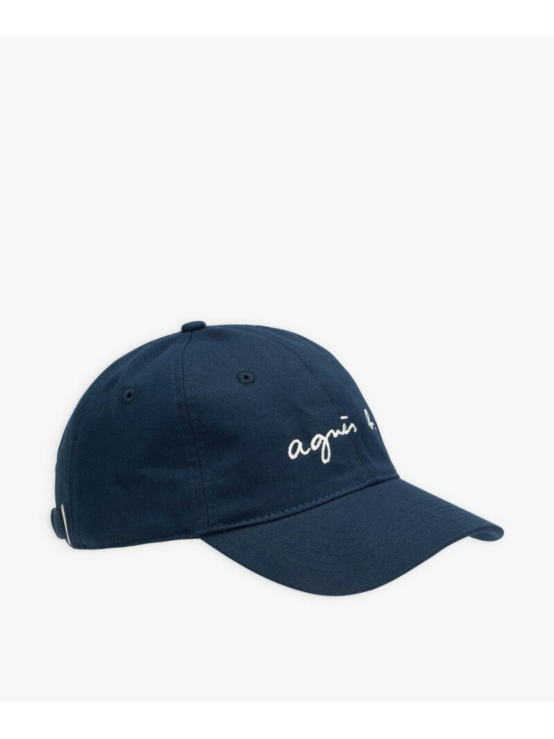 樂天商城 - メンズ ロゴ刺繍 コットン キャップ agnes b. HOMME アニエスベー 帽子 キャップ ネイビー【送料無料】[Rakuten Fashion]