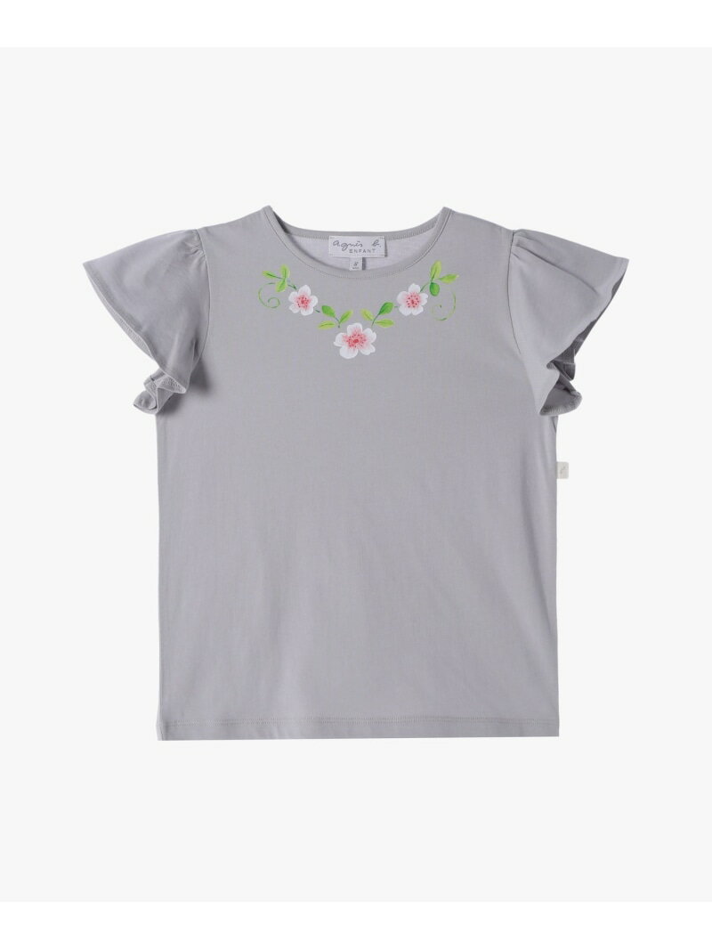 【SALE／40%OFF】SFC1 E TS キッズ Tシャツ agnes b. ENFANT アニエスベー トップス カットソー・Tシャツ グレー【RBA_E】【送料無料】[Rakuten Fashion]のサムネイル