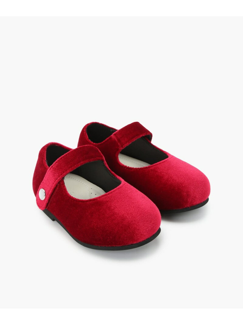 樂天商城 - ベビー ベロア バレエシューズ agnes b. ENFANT アニエスベー シューズ・靴 バレエシューズ ピンク【送料無料】[Rakuten Fashion]