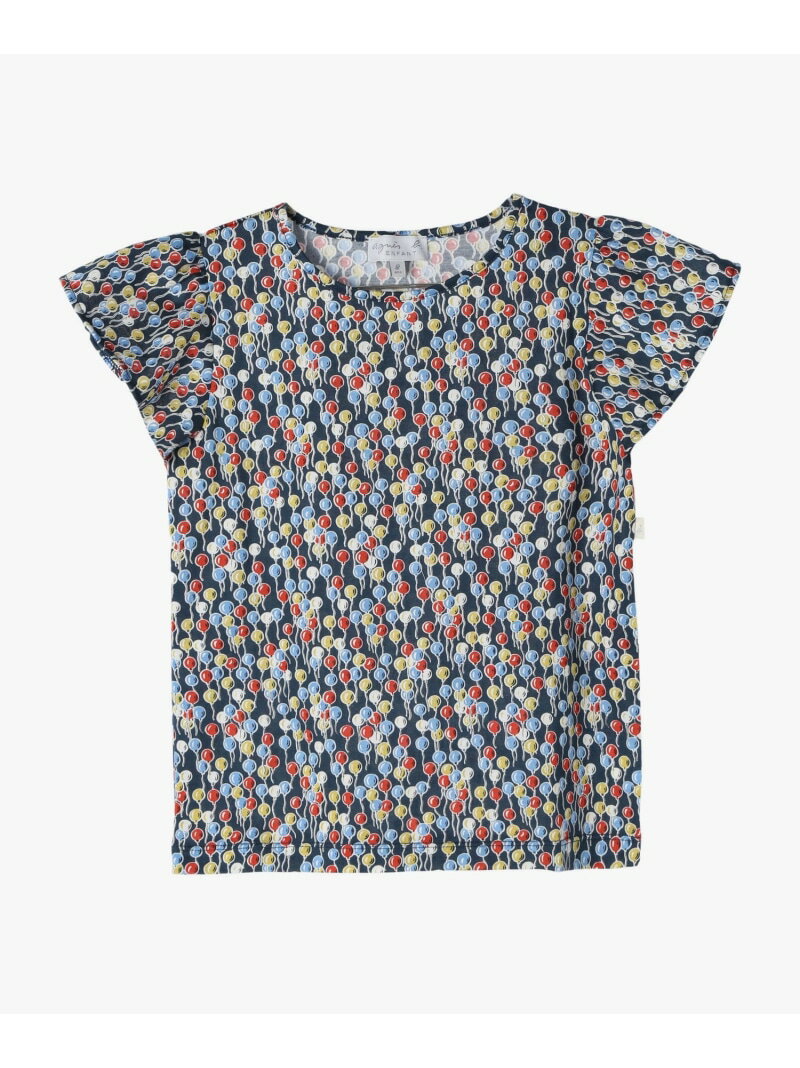 Rakuten - 【SALE／70%OFF】【Outlet】JIU9 E TS キッズ Tシャツ agnes b. ENFANT アニエスベー トップス カットソー・Tシャツ ブルー【RBA_E】[Rakuten Fashion]