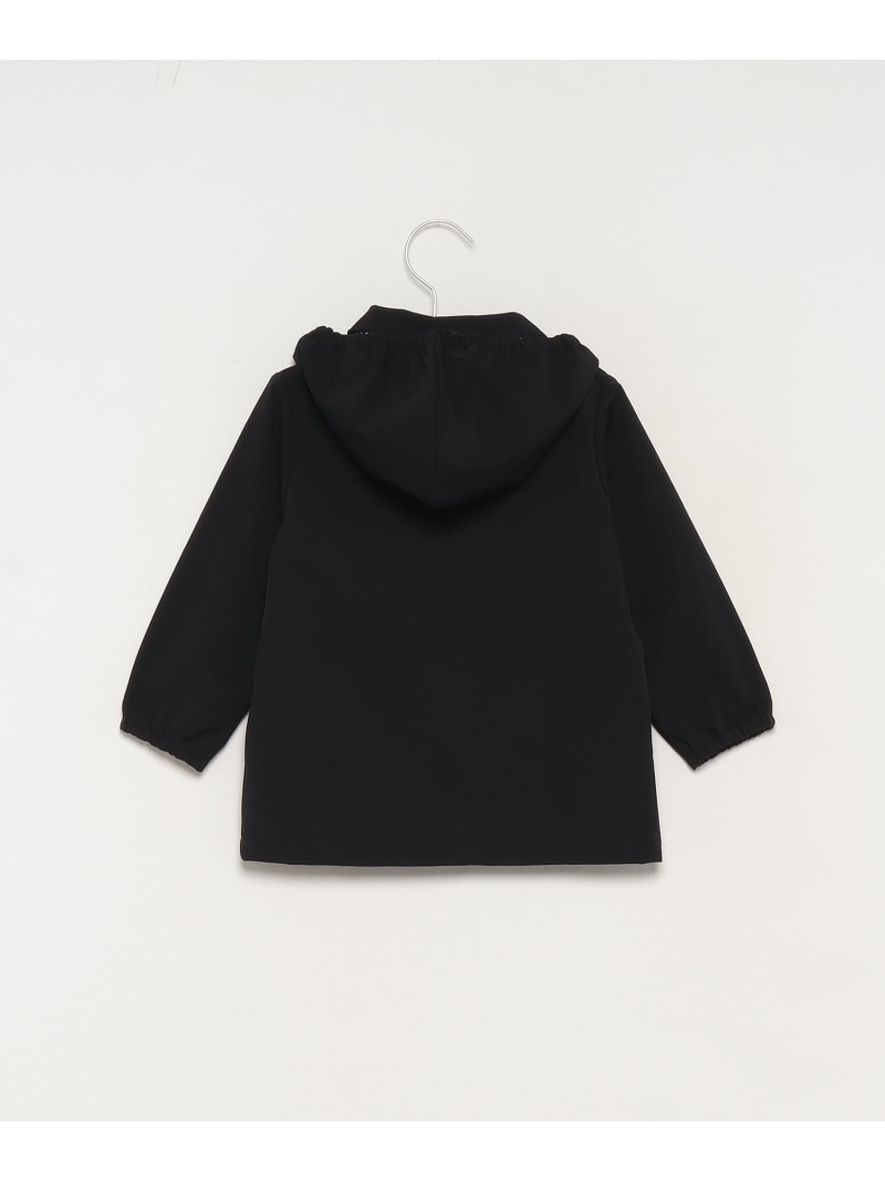 キッズ レインパーカー agnes b. ENFANT アニエスベー トップス パーカー・フーディー ブラック【送料無料】[Rakuten Fashion] 2