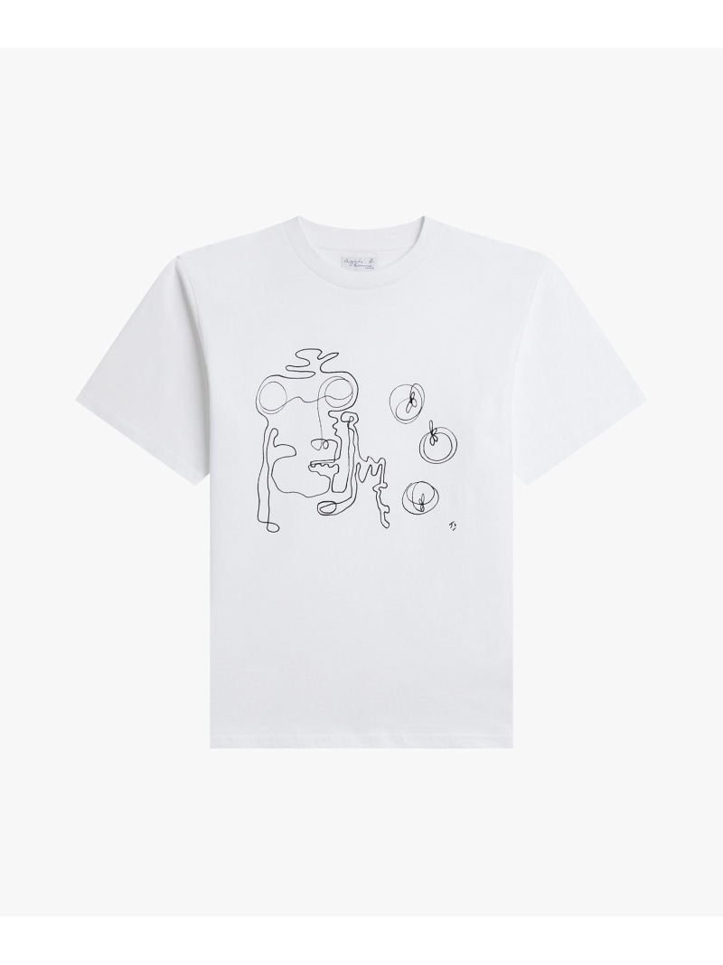 樂天商城 - メンズ プリント コットン 半袖 アーティスト Tシャツ 