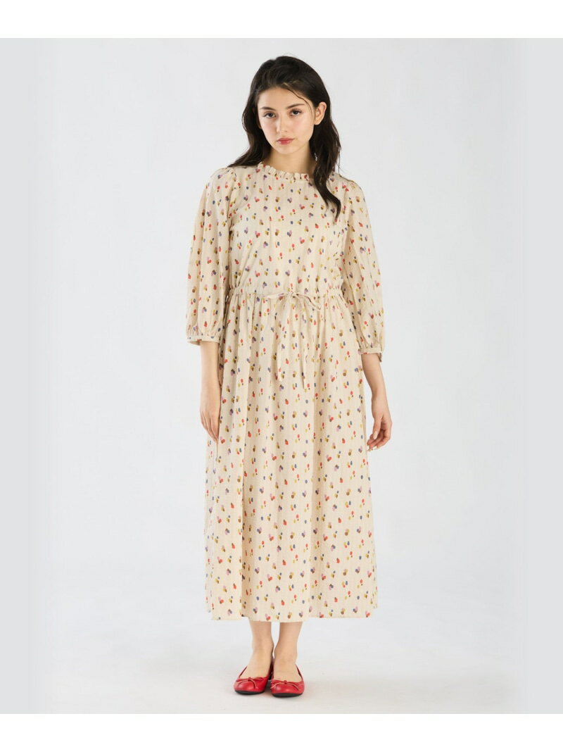 【SALE／50%OFF】スプラッシュプリントワンピース To b. by agnes b. アニエスベー ワンピース・ドレス その他のワンピース・ドレス ホワイト【RBA_E】【送料無料】[Rakuten Fashion]