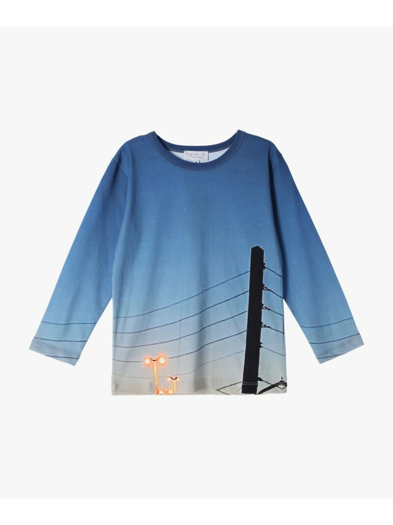Rakuten - 【SALE／60%OFF】【Outlet】NU45 E TS キッズ Tシャツ agnes b. ENFANT アニエスベー トップス カットソー・Tシャツ ブラック【RBA_E】【送料無料】[Rakuten Fashion]
