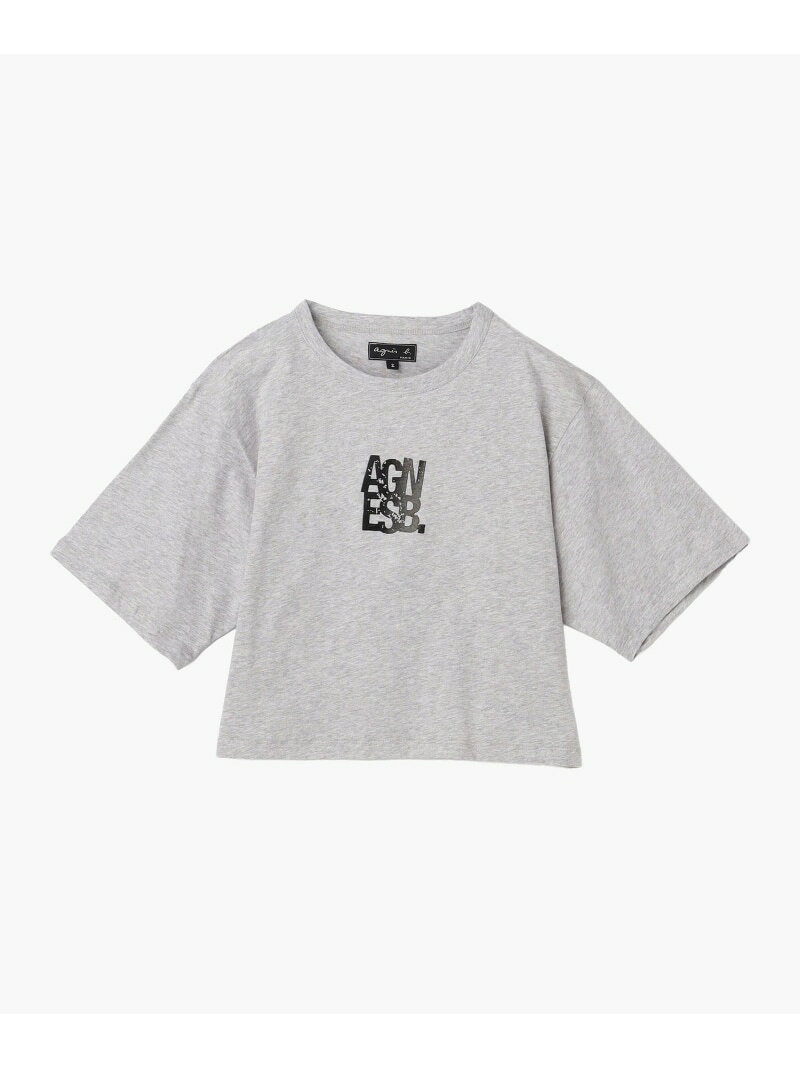 Rakuten - ロゴ コットン 半袖 Tシャツ 