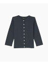 J000 E CARDIGAN キッズ カーディガンプレッション agnes b. ENFANT アニエスベー トップス カーディガン グレー【送料無料】[Ra...