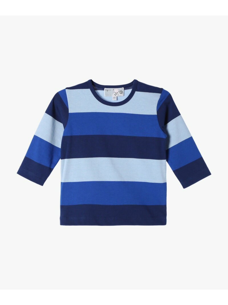 Rakuten - 【SALE／60%OFF】【Outlet】JJJ0 L BRASSIERE ベビー トップス agnes b. ENFANT アニエスベー トップス カットソー・Tシャツ ブルー【RBA_E】【送料無料】[Rakuten Fashion]