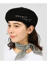 アニエスベー ベレー帽 レディース WN20 BERET ラブユー サマー ベレー To b. by agnes b. アニエスベー 帽子 ハンチング・ベレー帽 ブラック【送料無料】[Rakuten Fashion]