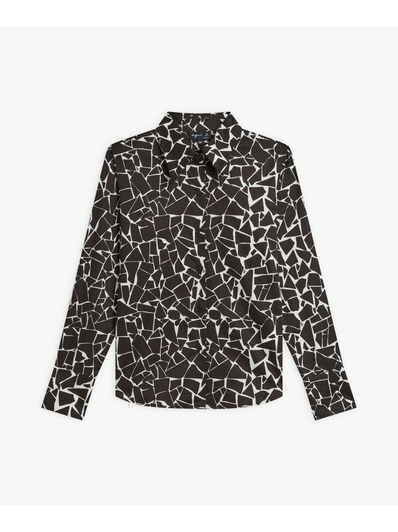 Rakuten - 【SALE／50%OFF】コットン プリント 長袖 ブラウス 