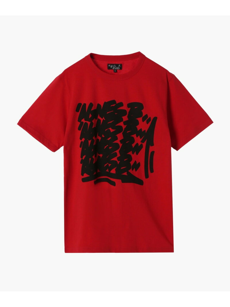 Rakuten - プリント コットン 半袖 アーティスト Tシャツ 