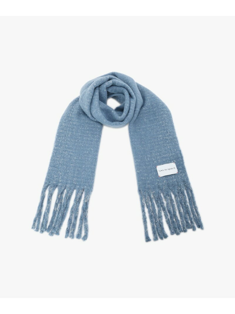 キラキラストール To b. by agnes b. アニエスベー ファッション雑貨 マフラー・ストール・ネックウォ..