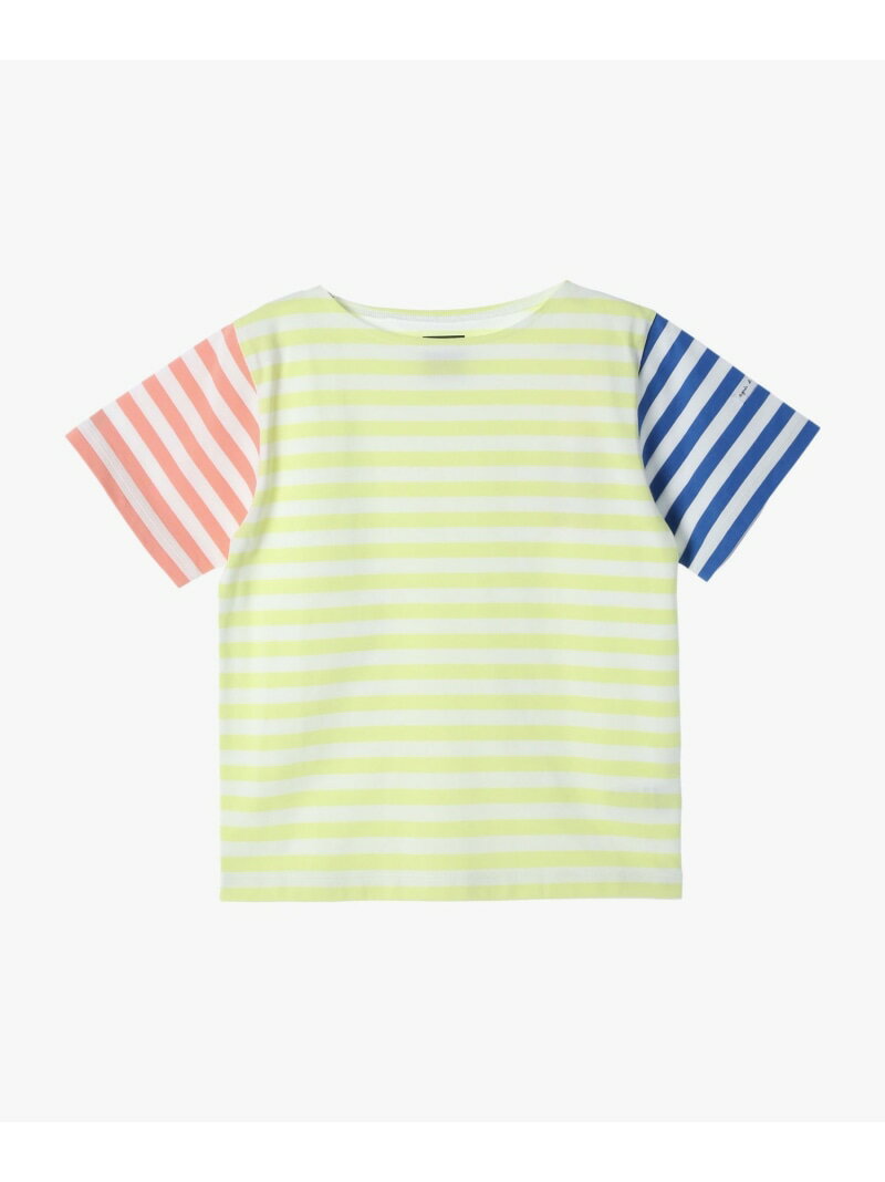 【SALE／50%OFF】【キッズ】agnes b. x HELLY HANSEN マリンボーダーTシャツ agnes b. ENFANT アニエスベー トップス カットソー・Tシャツ イエロー【RBA_E】【送料無料】[Rakuten Fashion]