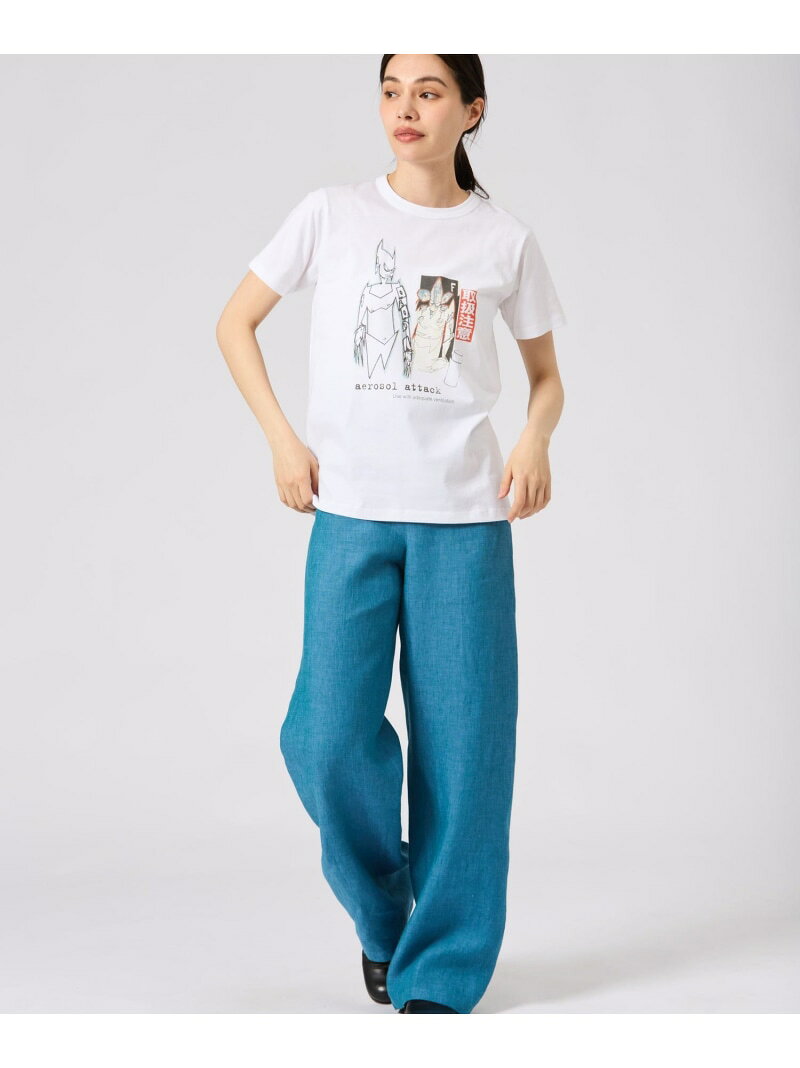 【ユニセックス】S424 TS アーティストTシャツ agnes b. FEMME アニエスベー トップス カットソー・Tシャツ ホワイト【送料無料】[Rakuten Fashion]