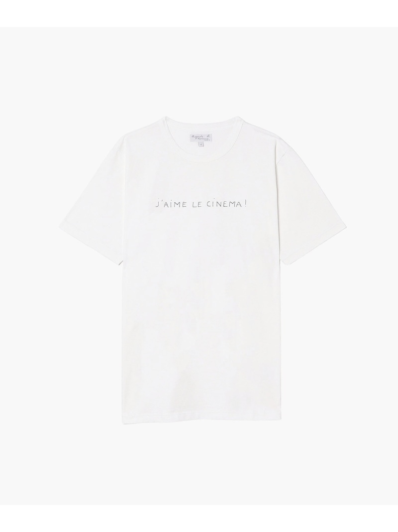 S345 TS メッセージTシャツ agnes b. HOMME アニエスベー トップス カットソー・Tシャツ ホワイト【送料無料】[Rakuten Fashion]