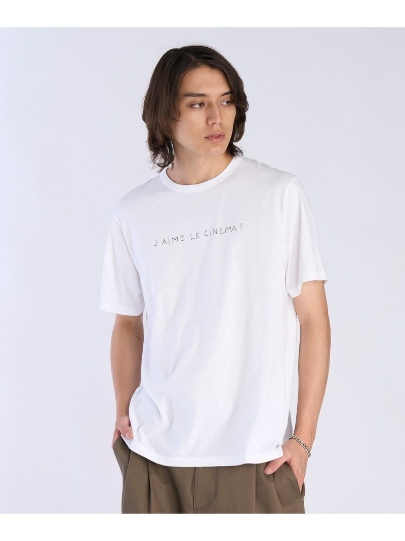 S345 TS メッセージTシャツ agnes b. HOMME アニエスベー トップス カットソー・Tシャツ ホワイト【送料無料】[Rakuten Fashion]