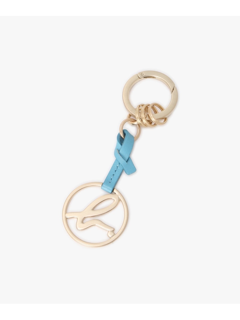 【SALE／37%OFF】XAW04-05 キーホルダー agnes b. VOYAGE アニエスベー ファッション雑貨 チャーム・キーチェーン ブルー【RBA_E】【送料無料】[Rakuten Fashion]