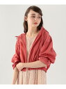 【SALE/50%OFF】ナイロンジップフーディー To b. by agnes b. アニエスベー トップス パーカー・フーディー ピンク【RBA_E】【送料...