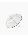 AB03 PARAPLUIE メッセージ柄ビニール長傘 agnes b. FEMME アニエスベー ファッション雑貨 傘・長傘 ブラック【送料無料】[Rakut...