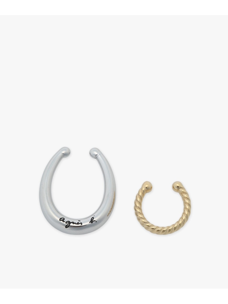 イヤーカフ セット "Anchor Knot" agnes b. FEMME アニエスベー アクセサリー・腕時計 イヤリング・イ..