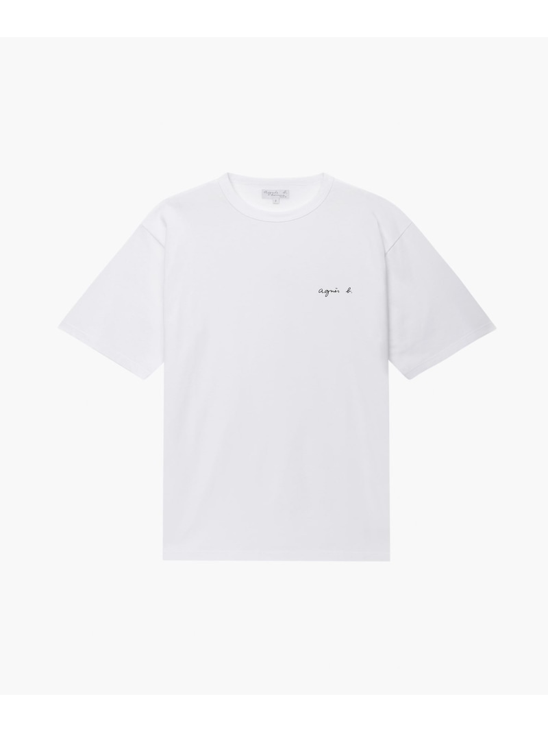 WEB限定 S179 TS ロゴTシャツ agnes b. HOMME アニエスベー トップス カットソー・Tシャツ ホワイト