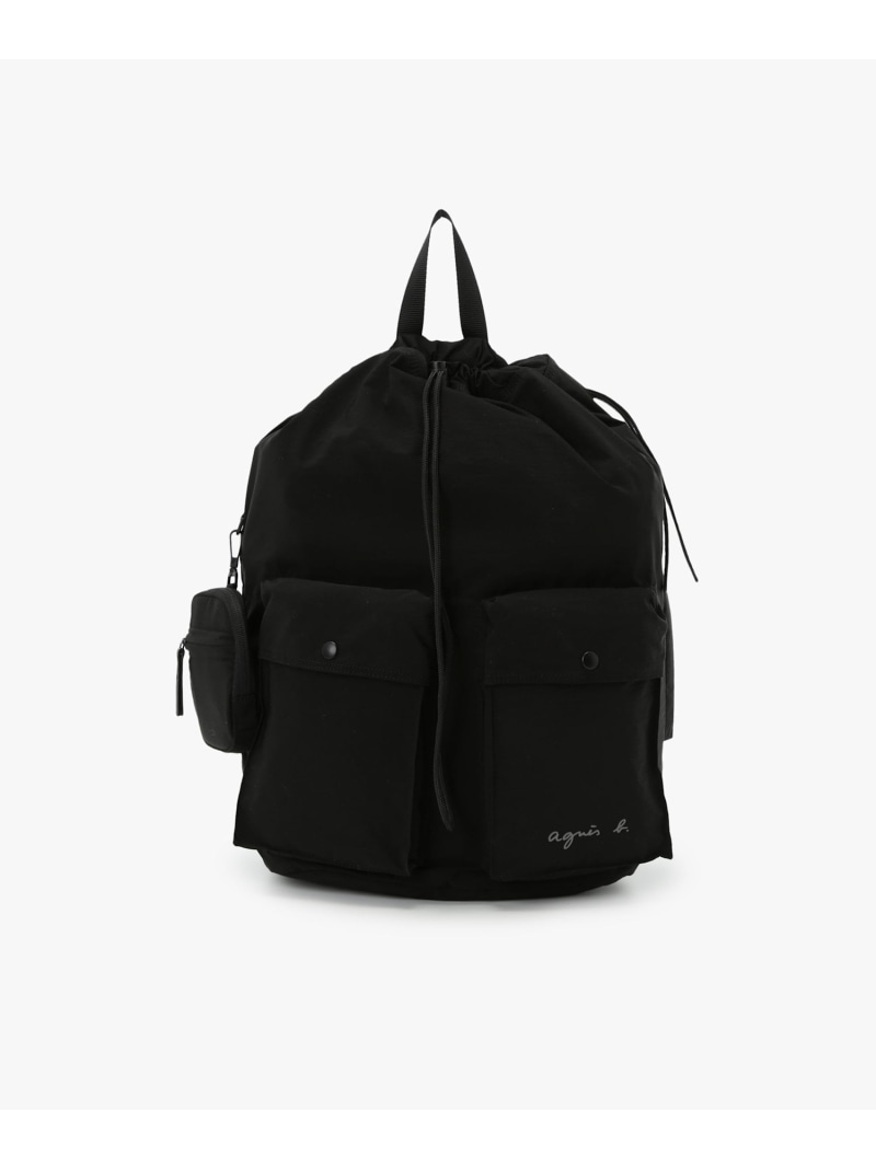 バックパック YAS09-03 agnes b. VOYAGE アニエスベー バッグ リュック・バックパック ブラック【送料..