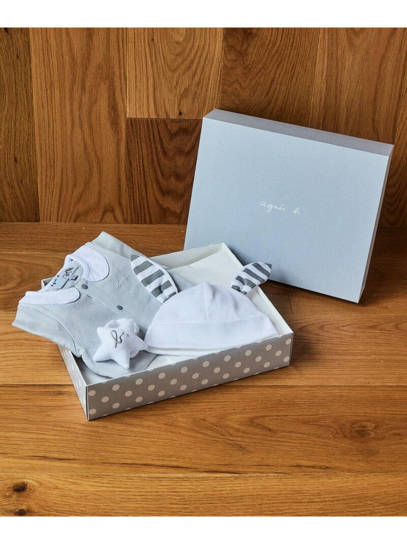 AC31 L GIFT SET ベビーギフトセット 2wayオール コーディネート agnes b. ENFANT アニエスベー マタニティウェア・ベビー用品 ベビー..