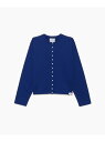 アニエスベー カーディガン レディース M001 CARDIGAN カーディガンプレッション [Made in France] agnes b. FEMME アニエスベー トップス カーディガン ネイビー【送料無料】[Rakuten Fashion]