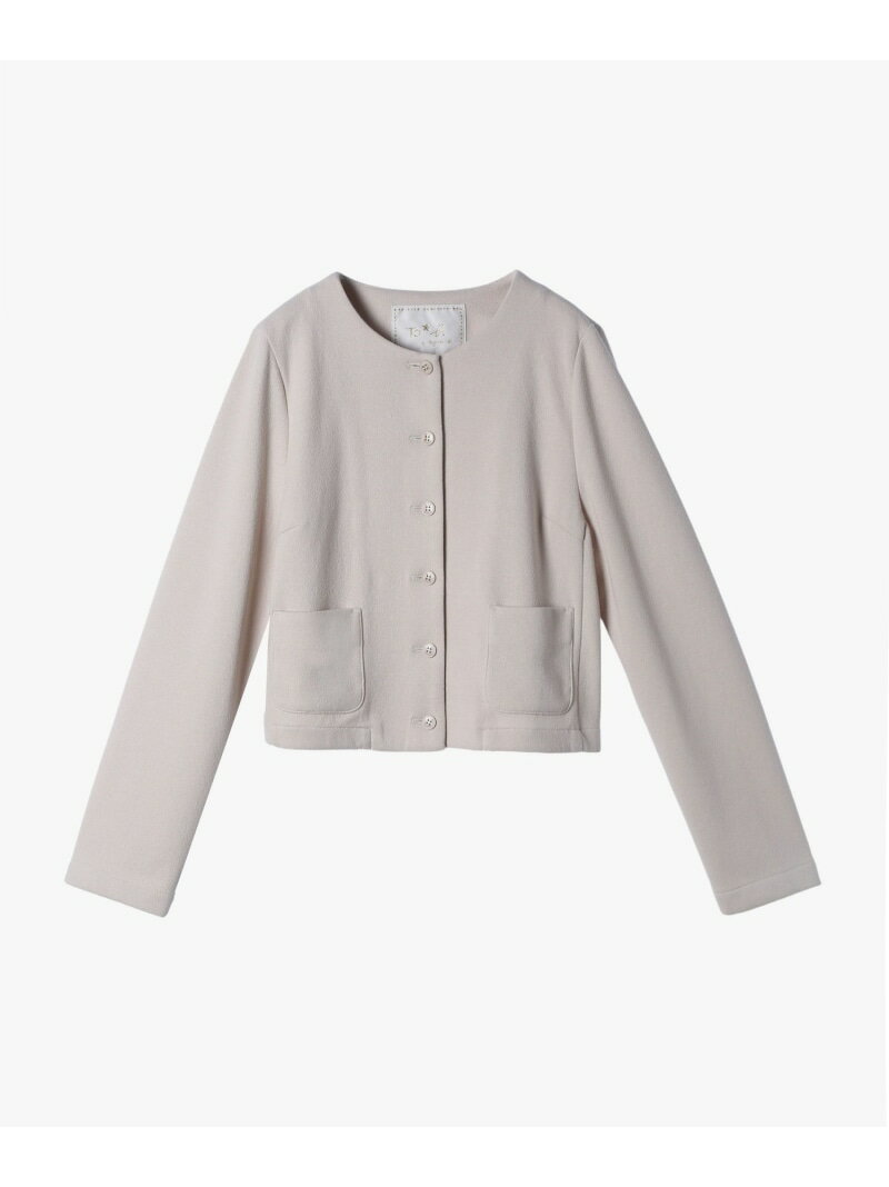 Rakuten - 【SALE／50%OFF】【Outlet】ノーカラー ジャケット To b. by agnes b. アニエスベー ジャケット・アウター ノーカラージャケット ホワイト【RBA_E】【送料無料】[Rakuten Fashion]