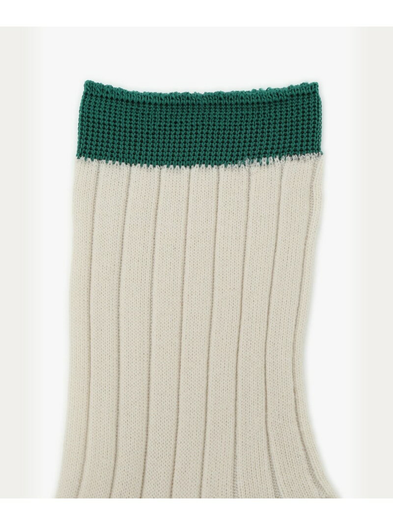 バイカラー ソックス To b. by agnes b. アニエスベー 靴下・レッグウェア 靴下 ホワイト[Rakuten Fashion] 3