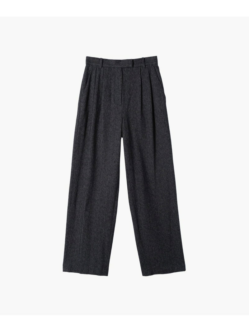 Rakuten - 【SALE／40%OFF】【Outlet】コットン ツイード パンツ To b. by agnes b. アニエスベー パンツ その他のパンツ ブラック【RBA_E】【送料無料】[Rakuten Fashion]