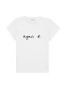 S137 TS ロゴTシャツ agnes b. FEMME アニエスベー トップス カットソー・Tシャツ ホワイト Rakuten Fashion 