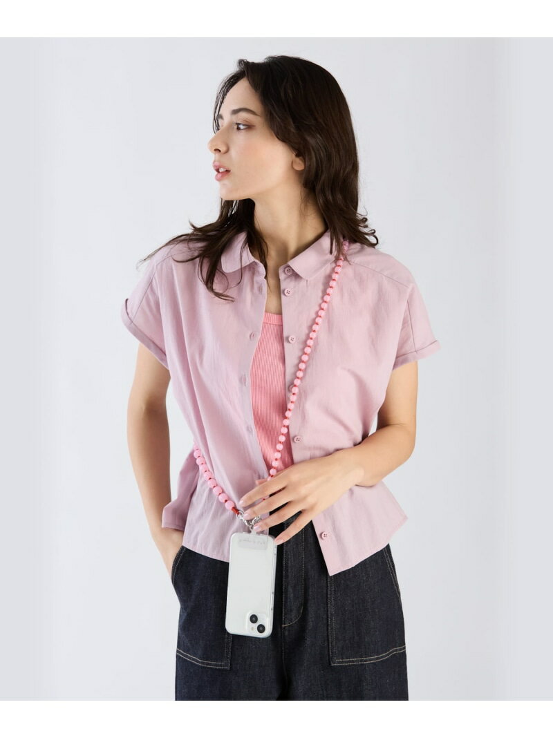 ビーズモバイルショルダー To b. by agnes b. アニエスベー スマホグッズ・オーディオ機器 スマホ・タブレット・PCケース/カバー ピンク【送料無...