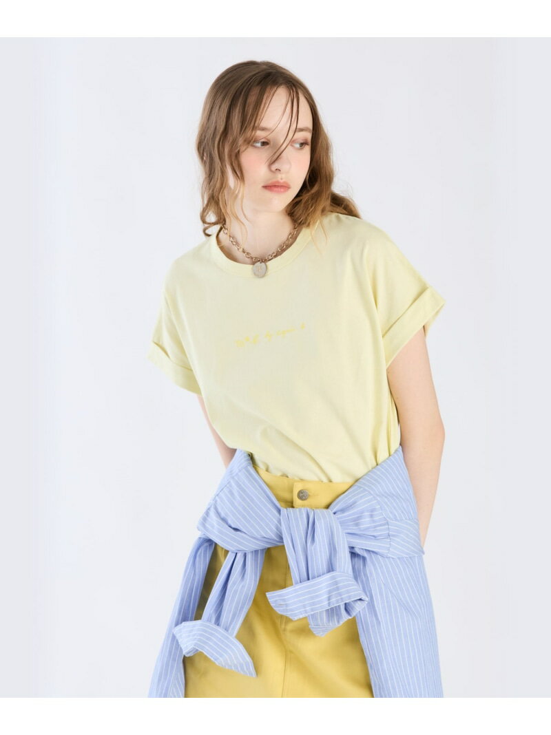 マカロンロゴTシャツ To b. by agnes b. アニエスベー トップス カットソー・Tシャツ イエロー【送料無料】[Rakuten Fashion]