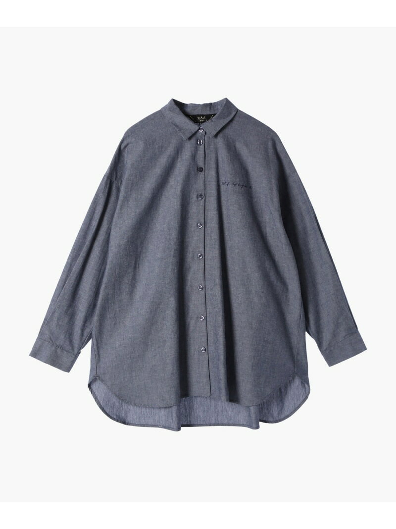 Rakuten - 【SALE／60%OFF】ロングスリーブボーイズシャツ To b. by agnes b. アニエスベー トップス シャツ・ブラウス ネイビー【RBA_E】【送料無料】[Rakuten Fashion]