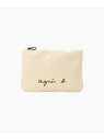 WEB限定 ロゴポーチ (GO03-04) agnes b. VOYAGE アニエスベー 財布・ポーチ・ケース ポーチ ホワイト【送料無料】[Rakuten F...