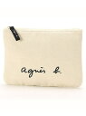 WEB限定 ロゴポーチ (GO03-05) agnes b. VOYAGE アニエスベー 財布・ポーチ・ケース ポーチ ホワイト[Rakuten Fashion...