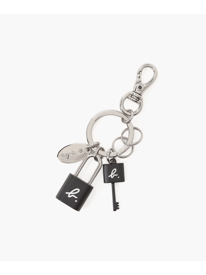キーホルダー NA07-01 agnes b. VOYAGE アニエスベー ファッション雑貨 チャーム・キーチェーン ブラック【送料無料】[Rakuten Fa...
