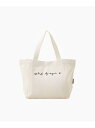 アニエスベー 帆布・キャンバス トートバッグ レディース WU34 SAC ロゴ キャンバス トートバッグ To b. by agnes b. アニエスベー バッグ トートバッグ ホワイト【送料無料】[Rakuten Fashion]