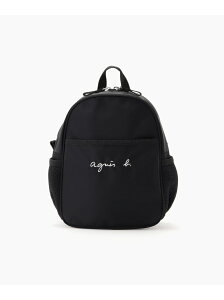 GL11 E BAG ロゴ刺繍ミニリュックサック agnes b. KIDS UNISEX アニエスベー バッグ リュック・バックパック ブラック【送料無料】[Rakuten Fashion]