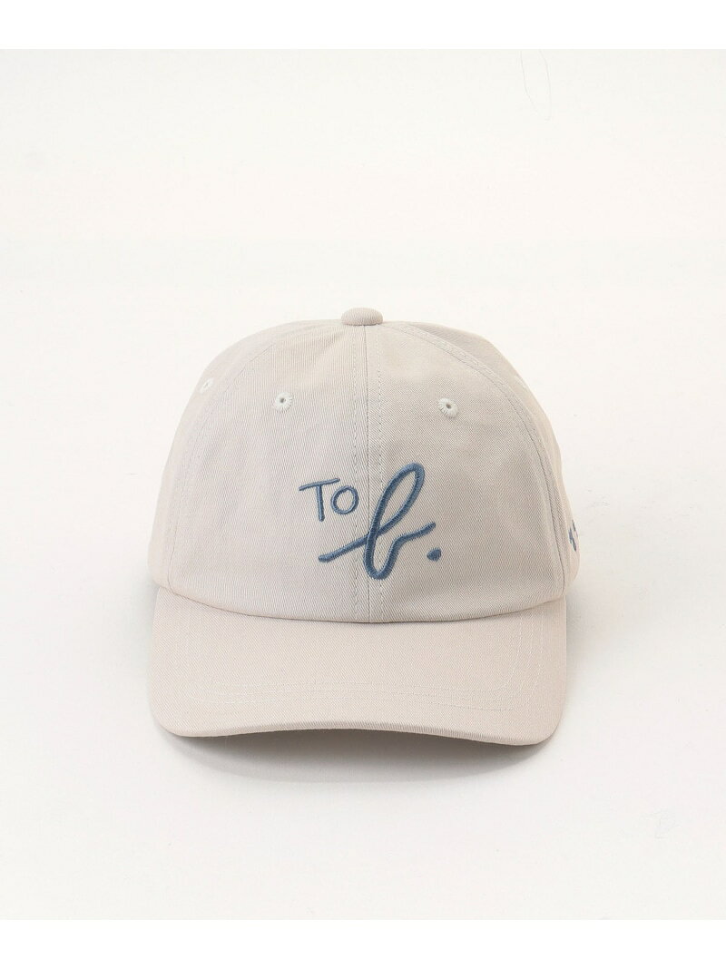 WT93 CAP ロゴキャップ To b. by agnes b. アニエスベー 帽子 キャップ ホワイト【送料無料】[Rakuten Fashion]