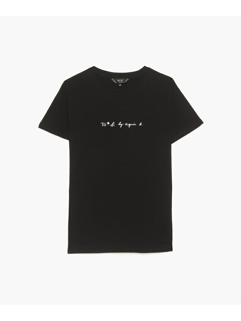 【SALE／30%OFF】WU52 TS ベーシックロゴTシャツ To b. by agnes b. アニエスベー トップス カットソー・Tシャツ ブラック【RBA_E】[Rakuten Fashion]のサムネイル