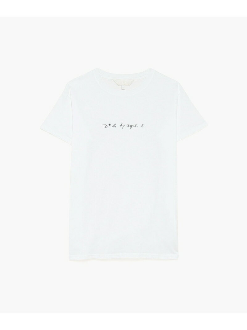 【SALE／30%OFF】WU52 TS ベーシックロゴTシャツ To b. by agnes b. アニエスベー トップス カットソー・Tシャツ ホワイト【RBA_E】[Rakuten Fashion]のサムネイル