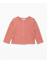 M001 E CARDIGAN キッズ カーディガンプレッション agnes b. ENFANT アニエスベー トップス カーディガン ピンク【送料無料】[Ra...