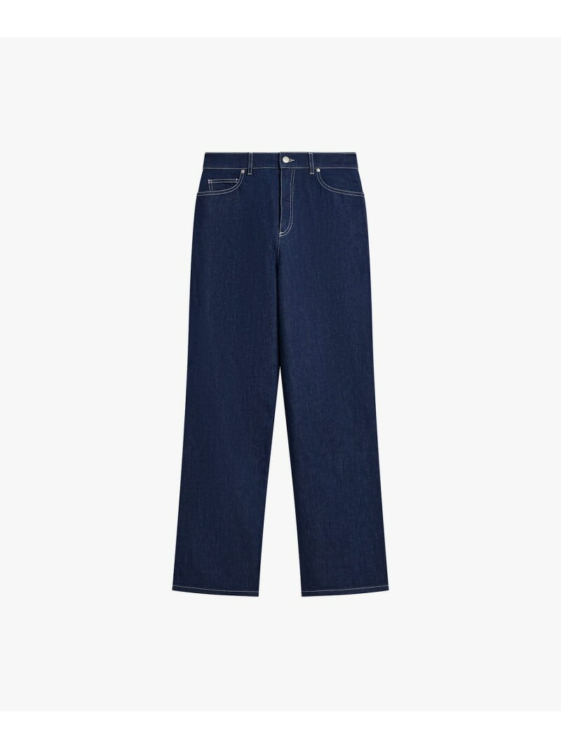 デニム ワイド パンツ "#3 Large" agnes b. FEMME アニエスベー 福袋・ギフト・その他 その他 ネイビー【送料無料】[Rakuten Fashion]