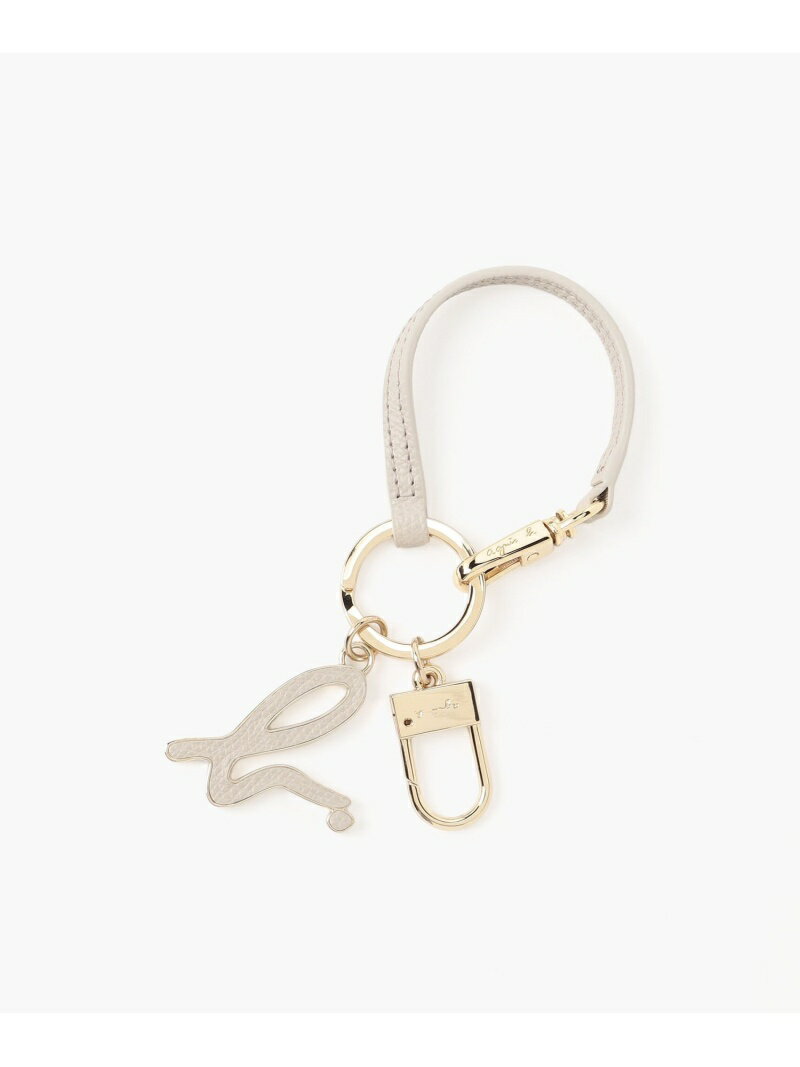 キーホルダーチャーム TAW05-08 agnes b. VOYAGE アニエスベー ファッション雑貨 チャーム・キーチェーン ベージュ【送料無料】[Rakut...