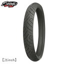 SHINKO バイク タイヤ 26インチ シンコー SR777 26inch tire 120/50-26 73H フロント 前輪 ハーレー タイア 交換 ホイール 大型 大きい 26インチホイール装着車 おすすめ 新品 バイクパーツ カスタム バイク用品 アメリカン ツーリング